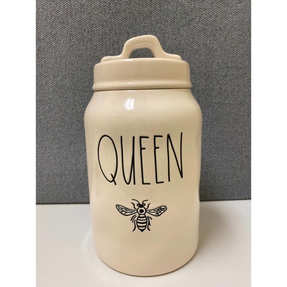 Rae Dunn Other - Rae Dunn Artisan Collection by Magenta Queen Bee Canister w lid, picture of Bee